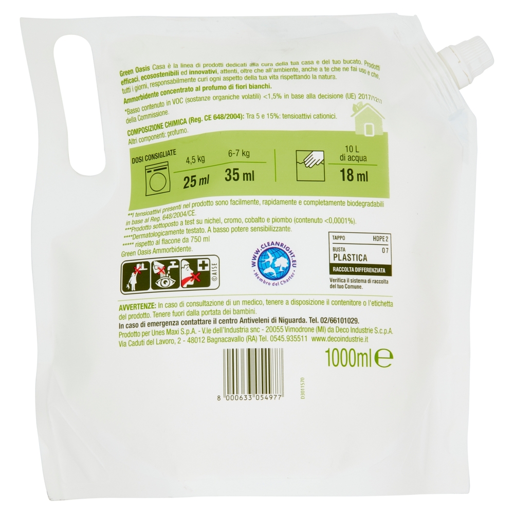 Ammorbidente Concetrato Green Oasis